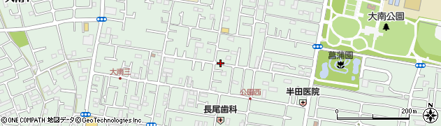 東京都武蔵村山市大南周辺の地図