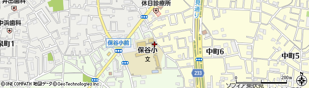 西東京市　本町学童クラブ周辺の地図