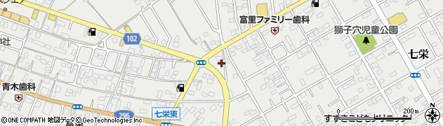 千葉県富里市七栄416-5周辺の地図