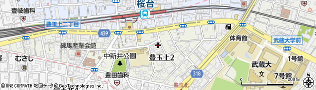 日本教育学院　桜台教室周辺の地図