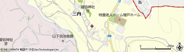 東京都あきる野市三内556周辺の地図