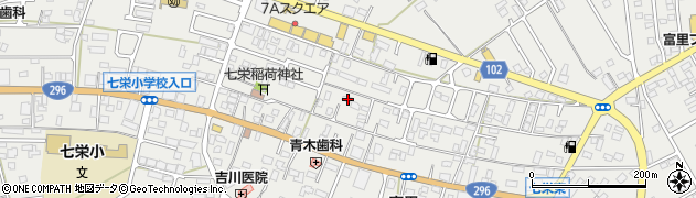 千葉県富里市七栄336周辺の地図
