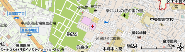 東京染井温泉ＳＡＫＵＲＡ周辺の地図