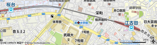 東京都練馬区栄町11-2周辺の地図