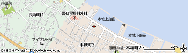 ローソン銚子本城町店周辺の地図