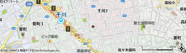 東京都豊島区要町3丁目34周辺の地図