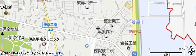東京都武蔵村山市伊奈平2丁目86周辺の地図