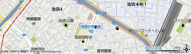 東京都豊島区池袋4丁目27周辺の地図