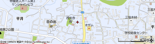 山田平井線周辺の地図