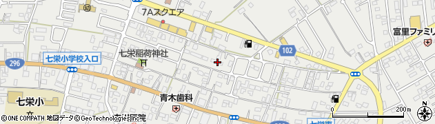 千葉県富里市七栄347周辺の地図