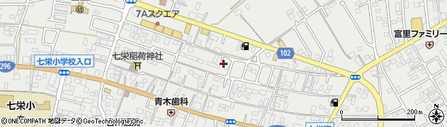 千葉県富里市七栄346-5周辺の地図