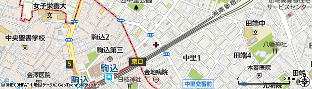 セブンイレブン北区駒込駅東口店周辺の地図