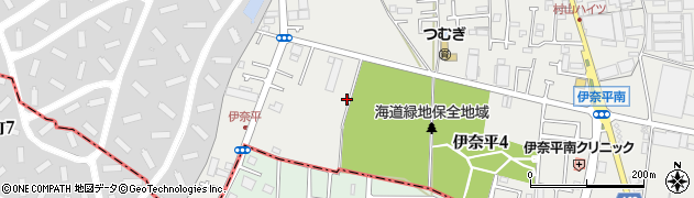東京都武蔵村山市伊奈平4丁目周辺の地図