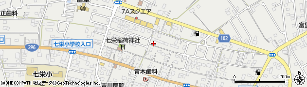 千葉県富里市七栄332周辺の地図