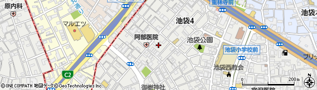 東京都豊島区池袋3丁目69周辺の地図