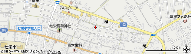 千葉県富里市七栄346周辺の地図