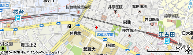 東京都練馬区栄町11-6周辺の地図