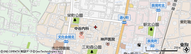 長野県駒ヶ根市上穂栄町周辺の地図