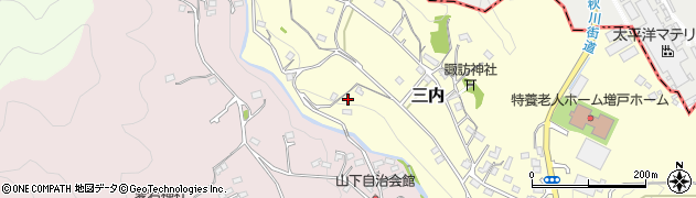 東京都あきる野市三内652周辺の地図