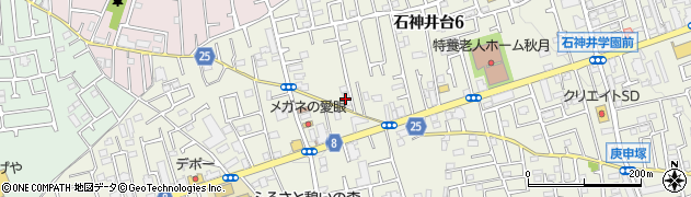 西武バス株式会社　上石神井営業所周辺の地図