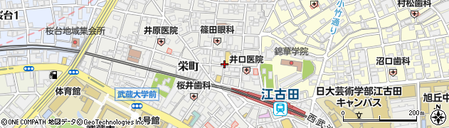 ビッグ・エー　練馬栄町店周辺の地図