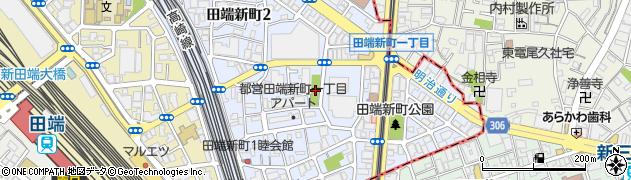 田端新町一丁目児童遊園周辺の地図