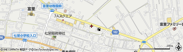 千葉県富里市七栄446-15周辺の地図