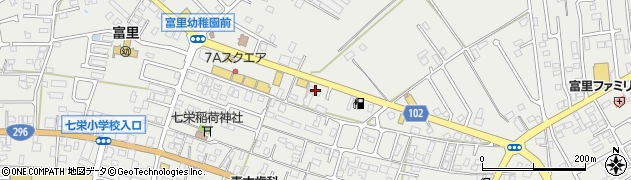 千葉県富里市七栄446周辺の地図