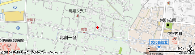 長野県駒ヶ根市赤穂北割一区1387周辺の地図