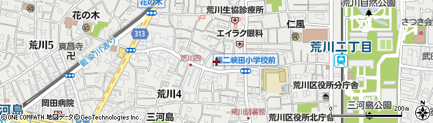 東京都荒川区荒川4丁目49周辺の地図