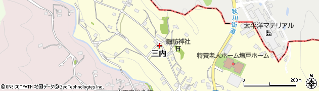 東京都あきる野市三内611周辺の地図