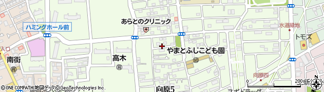 東京都東大和市向原周辺の地図