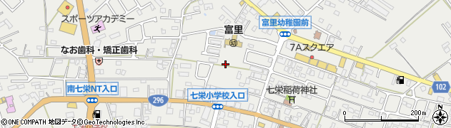 千葉県富里市七栄624周辺の地図