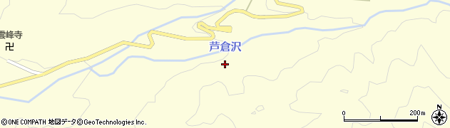 芦倉沢周辺の地図