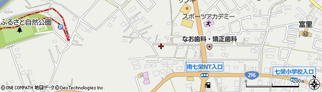 千葉県富里市七栄581周辺の地図