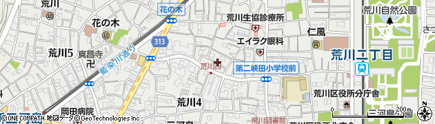 東京都荒川区荒川4丁目48周辺の地図