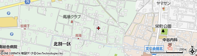 長野県駒ヶ根市赤穂北割一区1438周辺の地図