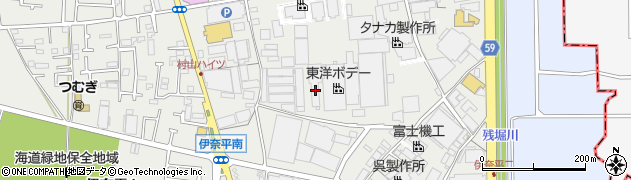 東京都武蔵村山市伊奈平2丁目43周辺の地図