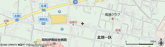 長野県駒ヶ根市赤穂北割一区1369周辺の地図