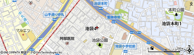 東京都豊島区池袋4丁目18周辺の地図