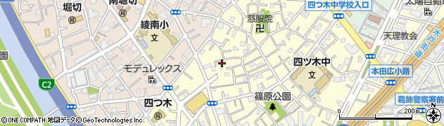 東京都葛飾区四つ木4丁目16周辺の地図