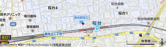 会津喜多方ラーメン坂内練馬店周辺の地図