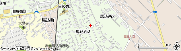 千葉県船橋市馬込西周辺の地図