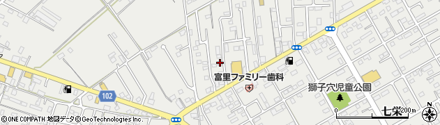 千葉県富里市七栄881-6周辺の地図