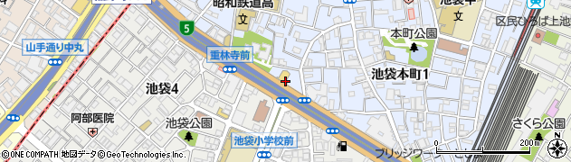 東京都豊島区池袋本町2丁目1周辺の地図