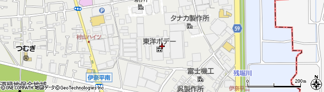 東京都武蔵村山市伊奈平2丁目42周辺の地図