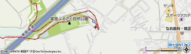 千葉県富里市七栄574周辺の地図