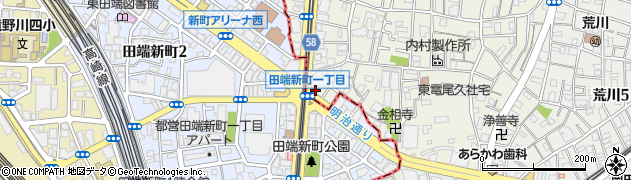 ほっともっと田端新町店周辺の地図