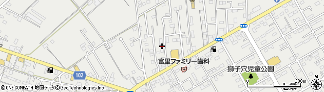 千葉県富里市七栄881周辺の地図
