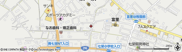 千葉県富里市七栄629周辺の地図